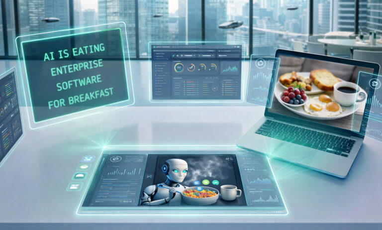 AI is eating enterprise software for breakfast.